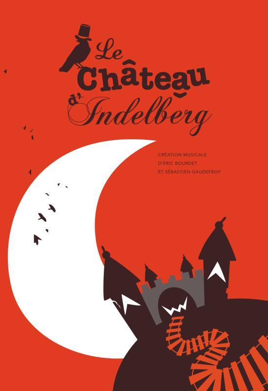 Affiche du conte musical "Le Château diIndelberg. Création graphique par Sandrine Fleury