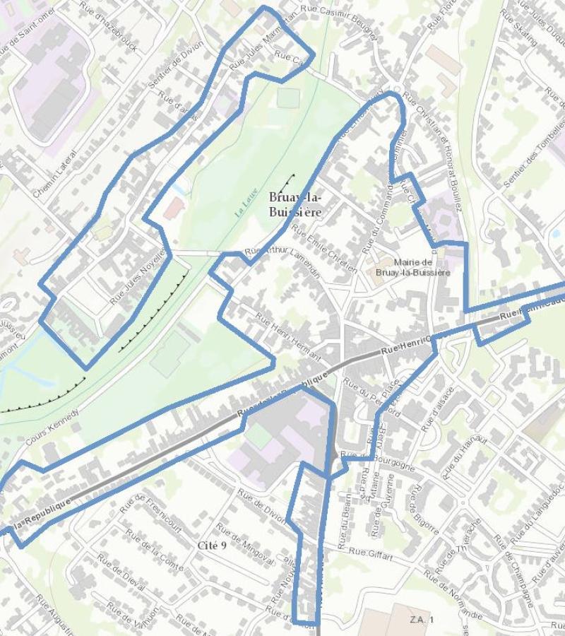 OPAH RU Périmètre Bruay 2022 Agglomération Béthune-Bruay